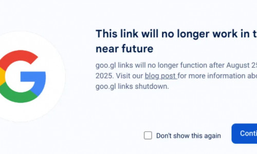 Очередной веб-сервис Google перестанет работать в августе, когда ссылки "goo.gl" перестанут работать